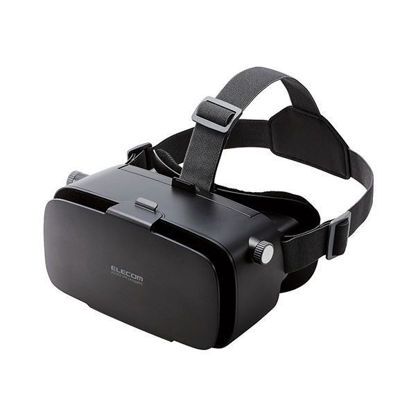 ELECOM エレコム 2D3D両用VRゴーグル ブラック VRG-2D3D02BK 1個