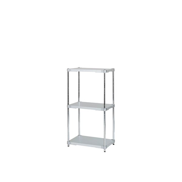 収納棚 46×60cm 3段 H120cm 日本製 耐熱 耐食 長期耐久性 ガルバリウム鋼板製 ガルバシェルフ リビング収納 組立式 インテリア 家具 収納家具 オープンシェルフ オープンラック