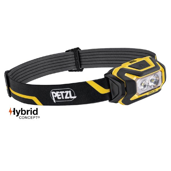 PETZL ぺツル アリア2R 前照燈 黒いこと/黄色 600lm E071AA00 手道具 手道具 DIY 御役目手道具