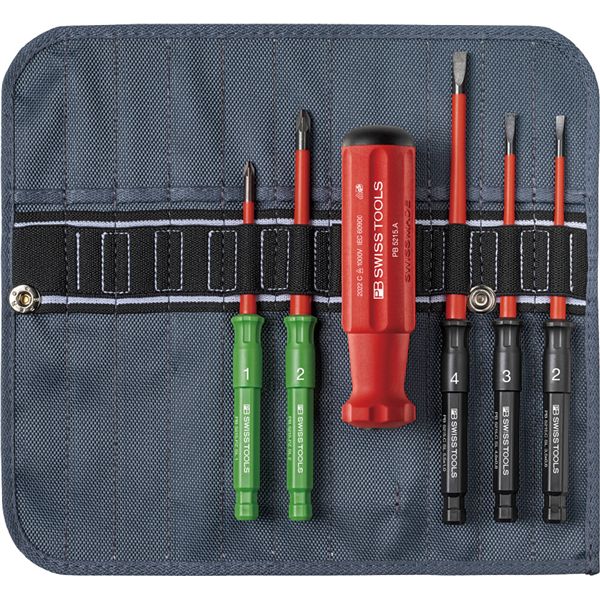PB SWISS TOOLS ピービースイスツールズ 差替式不成立１番ウッド仕掛ける 5本組 5215.SU
