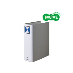 TANOSEE 【お徳用仕掛ける】 TANOSEE 両開き煙管式整理保存用具 A4タテ 80粍とじ 薄墨色 10冊 【お徳用 まとめ買い お買い得 お役目用 銀行割引 】 文房具・事務設備 執務室設備 整理保存用具・整理保存用具 クリアケース・クリアファイル