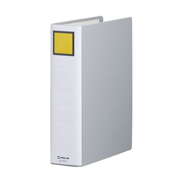 KING JIM キングジム キングファイルSDDE A4S グレー KJ-2476A-GY 【×3セット】 【 セット販売 まとめ買い 割引 オフィス 文房具 文具 業務用 オフィス用品 】 文具 オフィス用品 ファイル バインダー