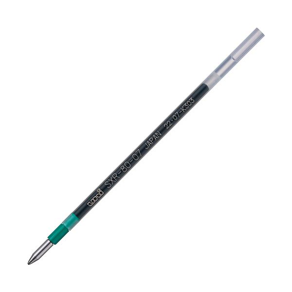 三菱鉛筆 油性ボールペン替芯紙製パッケージ 0.7mm 緑 三菱鉛筆 ジェットストリーム 多色 ・ 多機能用 SXR8007K.6 1セット（10本） 【×10セット】 【 セット販売 まとめ買い 割引 オフィス 文房具 文具 業務用 オフィス用品 】