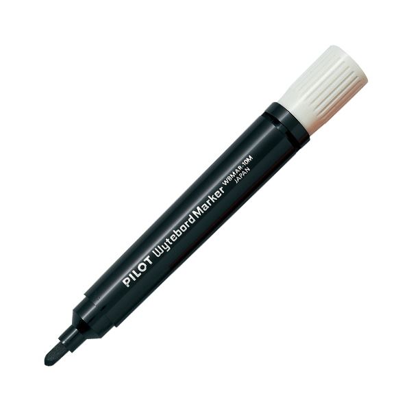 PILOT パイロット ホワイトボードマーカー補充タイプ 中字 ・ 中型 ブラック WBMAR-10M-B 1セット（10本） 【×10セット】 【 セット販売 まとめ買い 割引 オフィス 文房具 文具 業務用 オフィス用品 】 文具 オフィス用品 ホワイトボード 白板