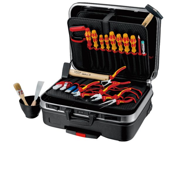 KNIPEX クニペックス 電気作業用ツールケースセット 外寸W430×H280×D515mm 002106HLS 工事 DIY 工具 保管 収納用品