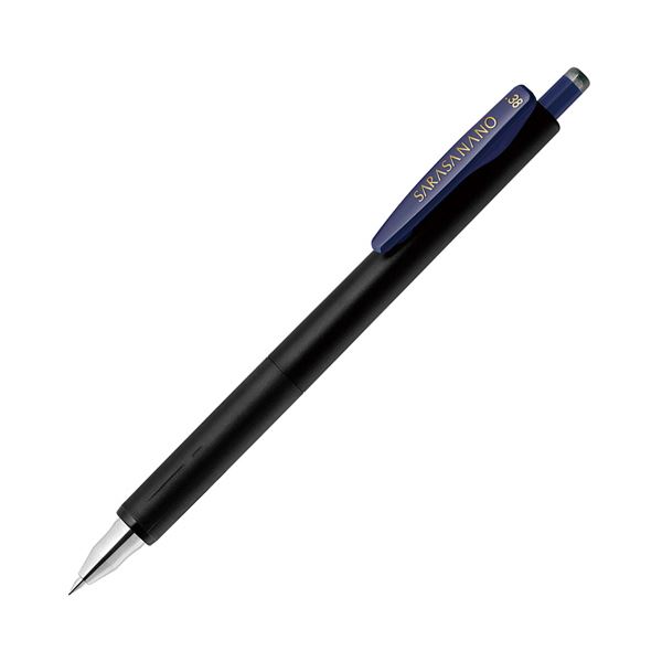 ゼブラジェルボールペン サラサナノ 0.38mm ブルーブラック （軸色：ダークブルー） JJX72-VDB-N1セット（10本） 【×3セット】 【 セット販売 まとめ買い 割引 オフィス 文房具 文具 業務用 オフィス用品 】 文具 オフィス用品 ペン ボールペン