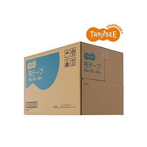 TANOSEE タノシー（大塚商会) 布粘着テープ 重梱包用 50mm×25m 30巻 【 セット販売 まとめ買い 割引 オフィス 文房具 文具 業務用 オフィス用品 】 文具 オフィス用品 テープ 接着用具