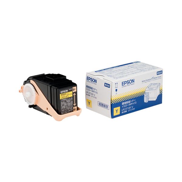 EPSON エプソン 環境推進トナー イエロー Mサイズ LPC3T18YV 1個 PC プリンター インク インクカートリッジ トナー インク
