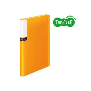TANOSEE 【お徳用セット】 TANOSEE クリアブック （透明表紙） A4タテ 36ポケット オレンジ 30冊 【お徳用 まとめ買い お買い得 業務用 割引 セット販売】 文房具・事務用品 文具 オフィス用品 文房具 事務用品 ファイル・バインダー ファイル｜創業40周年　世田谷インテリア