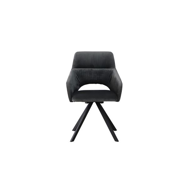 チェア ブラック ベルベット調生地 パーソナルチェア ダイニングチェア 椅子 チェア UP 364 DAVIS ダヴィス spin chair インテリア 家具 椅子 ダイニングチェア