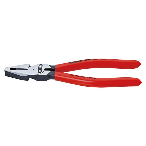 KNIPEX クニペックス 強力型ペンチ プラスチックコーティング 全長180mm 0201-180 工事 DIY 工具 ペンチ ペンチ