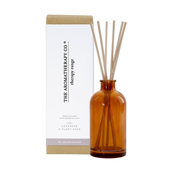 三和トレーディングTherapy Range エッセンシャルディフューザー ラベンダー＆クラリセージ 250ml 1個 臭味 芳ばしさ剤 消臭剤 芳ばしさ剤 消臭 日用消耗品-消臭剤・芳香剤
