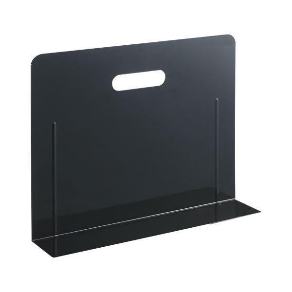 リヒトラブブックエンド ・ 百貨店広広とした印字機 磁石付 黒 A-7353-24 1個【×5仕かける】  【 仕かける売りわたす まとめ買い 銀行割引 事務室 文房具 文具 お勤め用 事務室機材 】 その他-日用品雑貨・文房具・手芸