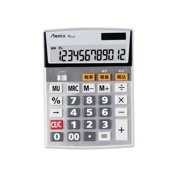 アスカ ビジネス電卓M 【×3セット】 【 セット販売 まとめ買い 割引 オフィス 文房具 文具 業務用 オフィス用品 】 文具 オフィス用品 電卓