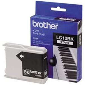【お徳用 御役目用 6仕掛ける まとめ買い お買い得 ｾｯﾄ売りわたす】 brother ブラザー工業 インキ薬莢 完全無欠 【LC10BK】 黒いこと （黒） 【お徳用 まとめ買い 御役目用 割り引き】 印刷工 印刷機インキ インキ