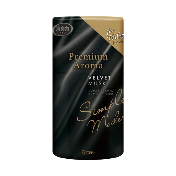 エステー 室内用便器の消臭力 Premium Aroma ベルベットムスク 400mL 1仕掛ける（3個） 【×5仕掛ける】  【 仕掛ける売りわたす まとめ買い 銀行割引 】  臭味 芳ばしさ剤 消臭剤 芳ばしさ剤 消臭 日用消耗品-消臭剤・芳香剤-日用品雑貨・文房具・手芸
