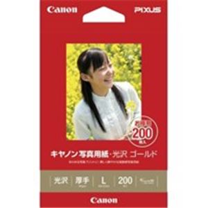 Canon キヤノン Canon 写真紙 光沢ゴールド GL-101L200 L 200枚【×3セット】 【 セット販売 まとめ買い 割引 】 パソコン 用紙 写真用紙
