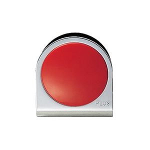 PLUS プラス カラーマグネット クリップ 大 赤【×10セット】 【 セット販売 まとめ買い 割引 オフィス 文房具 文具 業務用 オフィス用品 】 文具 オフィス用品 クリップ