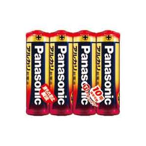 Panasonicパナソニック アルカリ乾電池 単3形 4個LR6XJ / 4SE【×10セット】 【 セット販売 まとめ買い 割引 】 家電 電池 充電池