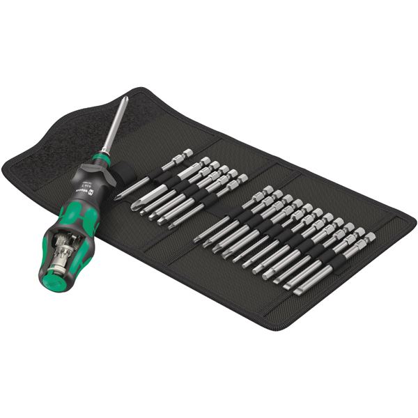 WERA ヴェラ 19点組 差込6.35粍 ターボギアドライバーセット in 057483 手道具 手道具 DIY 御役目手道具 御先棒
