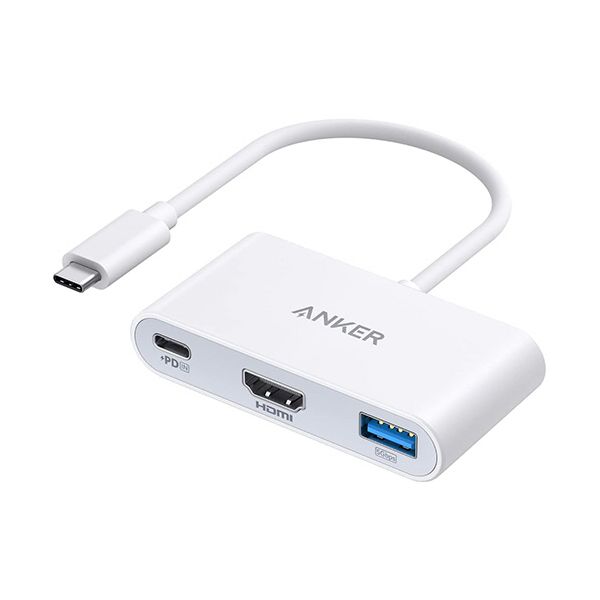 アンカージャパン ANKER PowerExpand 3-in-1 USB-Cハブ PD100W対応 ホワイト A8339N21 1個 【×2セット】 【 セット販売 まとめ買い 割引 】 パソコン 分配器 切替器