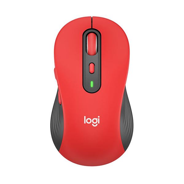ロジクール logicool SIGNATURE M750L ワイヤレスマウス レッド M750LRDパソコン マウス マウスパッド