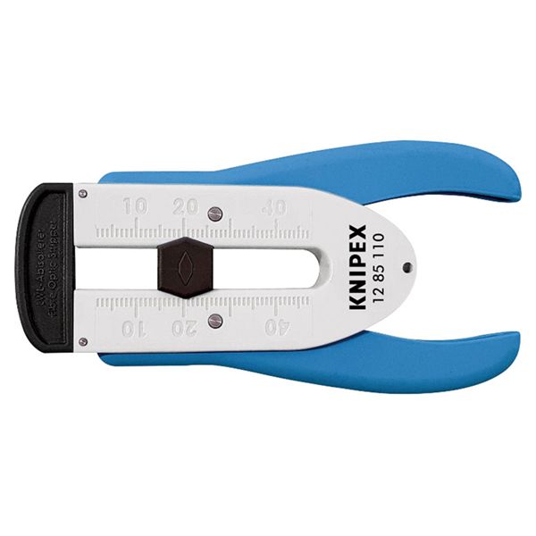 KNIPEX クニペックス 光ファイバー用ストリッパー サイズ190×86×23mm パック入 1285-110SB 工事 DIY 工具 ペンチ ペンチ
