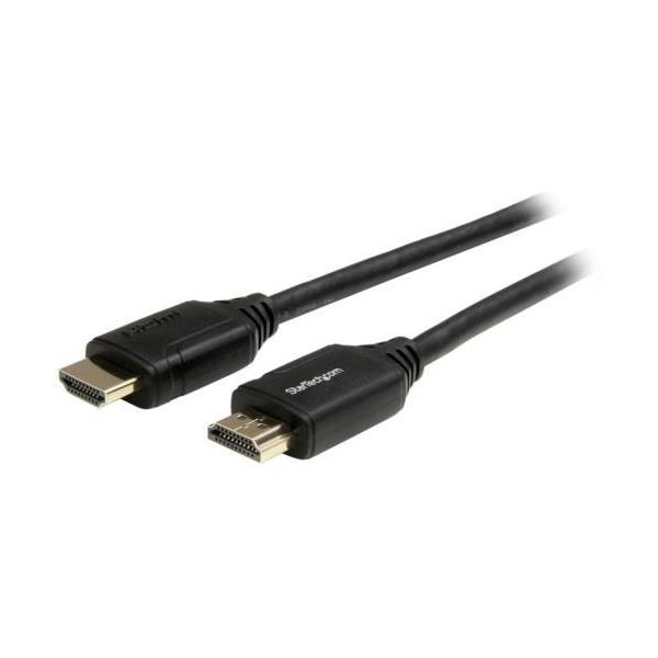 StarTech.com プレミアムハイスピード HDMIケーブル3M スリーエム オス-オス ブラック HDMM3MP 1本 パソコン ケーブル ケーブルカバー
