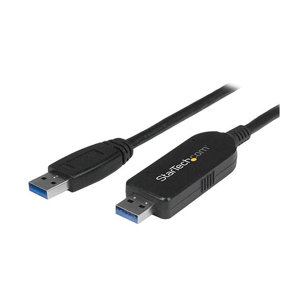 StarTech.com データリンク有線テレビ 2m Type A-Type A 黒いこと USB3LINK 1本