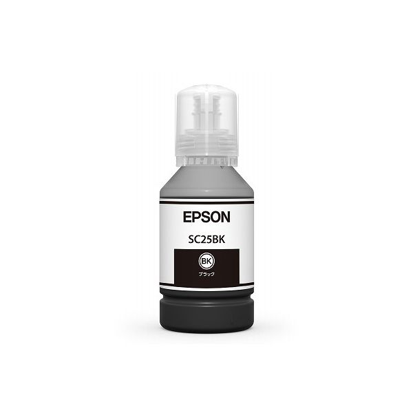 【 書き割り売りわたす まとめ買い 銀行割引 】  EPSON エプソン SC25BK インキ瓶 黒いこと（完全無欠品） 【×3書き割り】