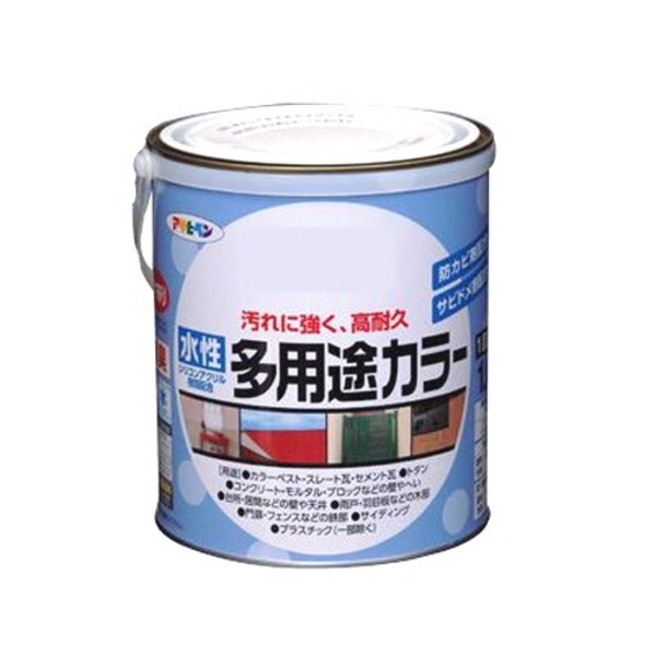 水性多用途カラー こげ茶 1.6L　塗料 スプレー塗料 カラースプレー　スプレー　 【 セット販売 まとめ買い 割引 】 塗料