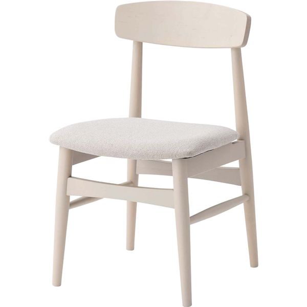 ダイニングチェア ベージュ （約W44×D48×H75×SH43cm） 完成品 インテリア 家具 椅子 ダイニングチェア
