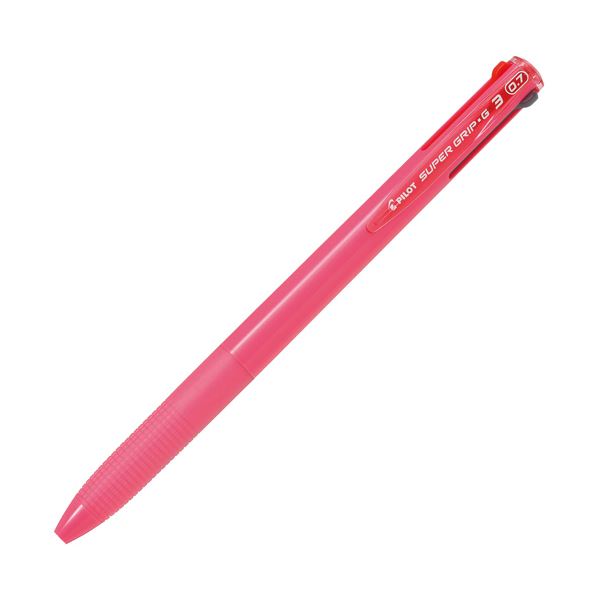 パイロット 3色油性ボールペンスーパーグリップG3 細字 0.7mm ピンク BKSG-30F-P 1本【×30セット】 【 セット販売 まとめ買い 割引 オフィス 文房具 文具 業務用 オフィス用品 】 文具 オフィス用品 ペン ボールペン