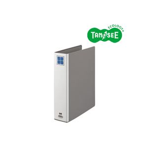 TANOSEE 【お徳用セット】 TANOSEE 片開きパイプ式ファイルE A4タテ 50mmとじ グレー 30冊 【お徳用 まとめ買い お買い得 業務用 割引 】 文房具・事務用品 オフィス用品 ファイル・バインダー クリアケース・クリアファイル|創業40周年 世田谷インテリア