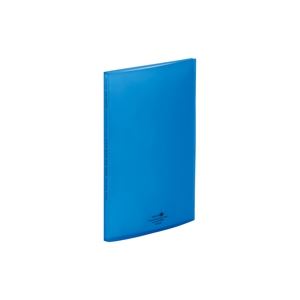 (オフィス 業務用 10セット) LIHITLAB クリアファイル / ポケットファイル 【A4 / タテ型】 ヨコ入れ式 青 N5040-8 【 セット販売 まとめ買い 割引 オフィス 文房具 文具 業務用 オフィス用品 】 文具 オフィス用品 ファイル クリアケース クリアファイル