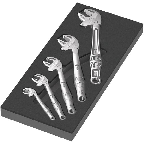 WERA ヴェラ 5本組 JOKER6004 セルフセッティングスパナセット フォームインサート付 150122 物の具 物の具 DIY やり方物の具 御先棒