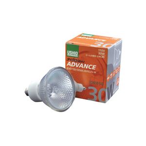 ダイクロハロゲンアドバンス JDR110V30WLW / KUV-H 広角 30W 10個入 【 セット販売 まとめ買い 割引 】