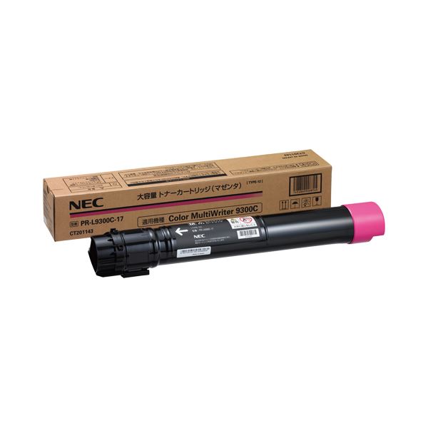 NEC大容量トナーカートリッジ マゼンタ PR-L9300C-17 1個 【インク インクカートリッジ トナー カートリッジ 印刷 業務用 コピー プリンター】 プリンタ PCサプライ・消耗品 インク・インクカートリッジ・トナー｜創業40周年　世田谷インテリア