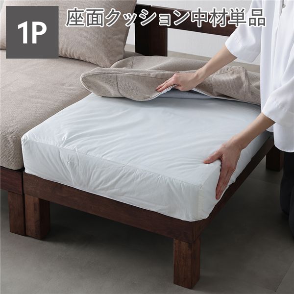 〔別売り〕 あぐらがかける寝椅子専用 1人掛け寝椅子 座面座布団中材 単品 リビング 室内装飾調度品