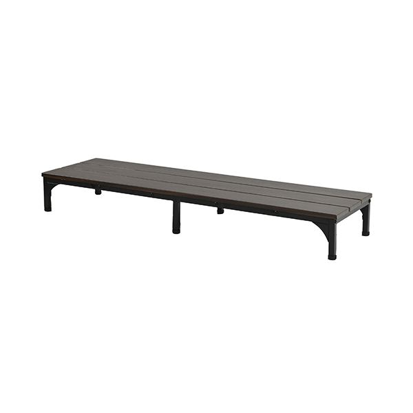 玄関台 踏み台 幅約120cm スチール アジャスター付き インテリア家具 玄関収納 収納家具 組立品 インテリア 家具 玄関台
