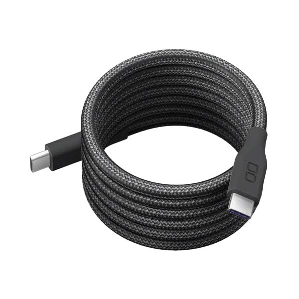 CIO スパイラルケーブル CtoC 1m ライトブラック CIO-NLSC30000-CC1-LBK 1本 【×2セット】 【 セット販売 まとめ買い 割引 】 パソコン ケーブル ケーブルカバー