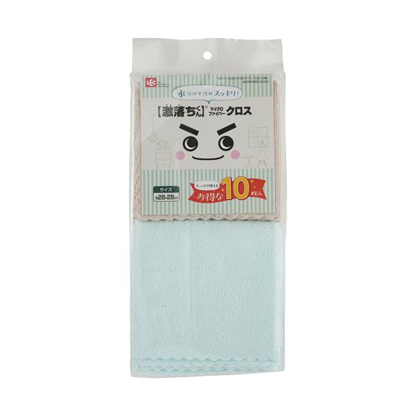 レック 激落ちくんマイクロファイバークロス S00735 1パック（10枚） 【×10セット】 【 セット販売 まとめ買い 割引 】 キッチン 食器 キッチン用品 飲食店 料理