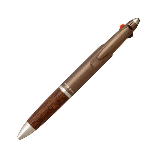 三菱鉛筆多機能ペン2＆1 ピュアモルト 0.7mm （軸色：メタリックブラウン） MSXE310057M21 1本 【×5セット】 【 セット販売 まとめ買い 割引 オフィス 文房具 文具 業務用 オフィス用品 】 文具 オフィス用品 ペン ボールペン