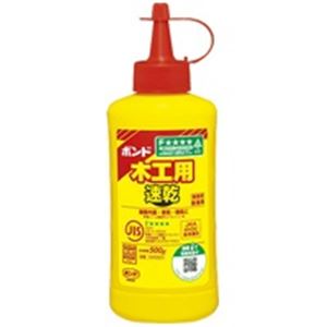 コニシ ボンド #40007 木工用速乾 500g【×10セット】 【 セット販売 まとめ買い 割引 オフィス 文房具 文具 業務用 オフィス用品 】 文具 オフィス用品 テープ 接着用具