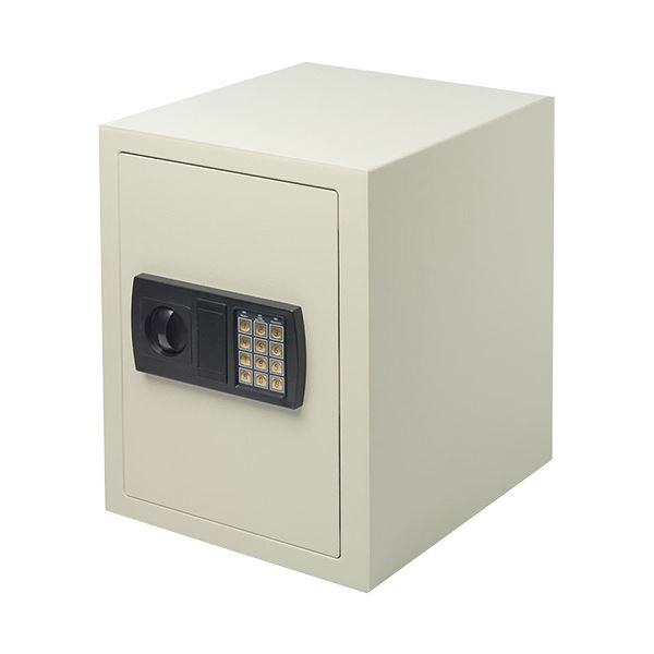 サンワダイレクト 電子金庫(テンキー ・ 鍵式 ・ 壁掛け対応 ・ 中棚付き ・ 43リットル) 200-SL045 1台 文具 オフィス用品 金庫