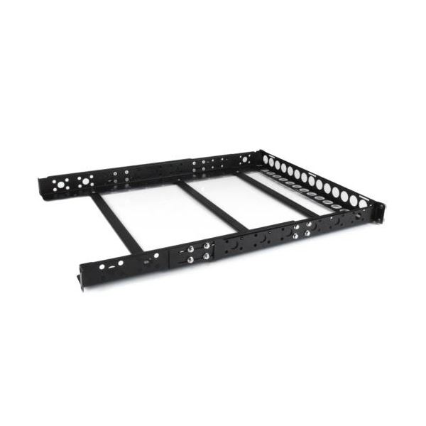 StarTech.com サーバーラック / キャビネット対応スライドレール 19型対応 ブラック UNIRAILS1U 1台