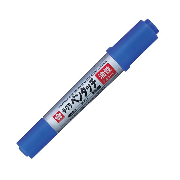 サクラクレパス油性マーカー ペンタッチツイン あお PK-T#36 1セット（10本） 【×3セット】 【 セット販売 まとめ買い 割引 オフィス 文房具 文具 業務用 オフィス用品 】 文具 オフィス用品 ペン ボールペン 4,536円