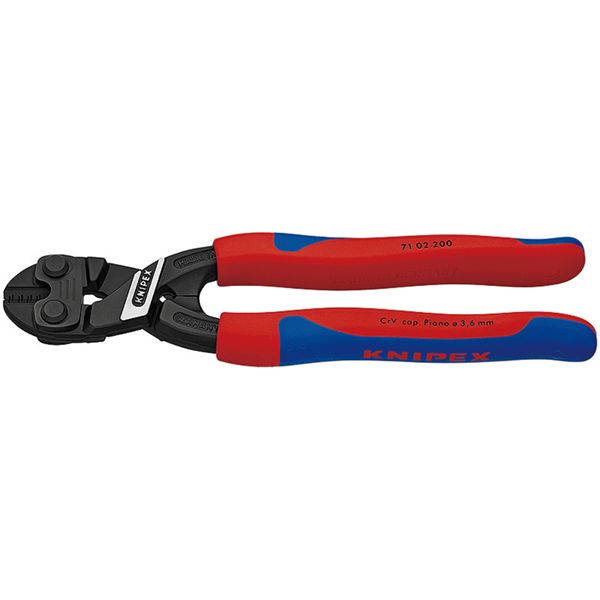 KNIPEX クニペックス 小型クリッパー コンフォート 大きさ62×21×200粍 容器に並べる入 7102-200SB 手道具 手道具 DIY 御役目手道具