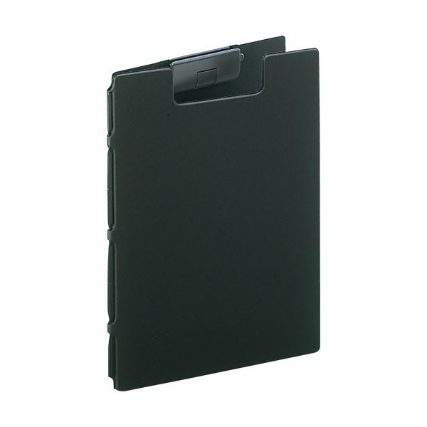 リヒトラブクリップファイル（捺印対応） A4 40枚収容 黒 F-2660-24 1セット（10枚） 文具 オフィス用品 ファイル バインダー
