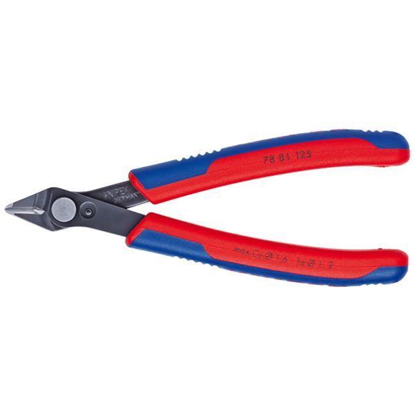 KNIPEX クニペックス 7881-125 エレクトロニクス スーパーニッパー SB 工具 ツール DIY 作業工具 道具 ニッパー 工事 DIY 工具 ペンチ ニッパー